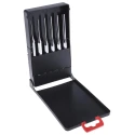 Facom 6-Piece Drift Punch Set, 9.52mm Shank Diameter, 150mm Overall Length, Nickel Chrome Molybdenum Vanadium Steel 626-1497