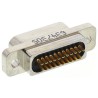 Glenair 21 Way Straight Panel Mount Micro-D D-Sub Connector Female MWDM2L-21SSB