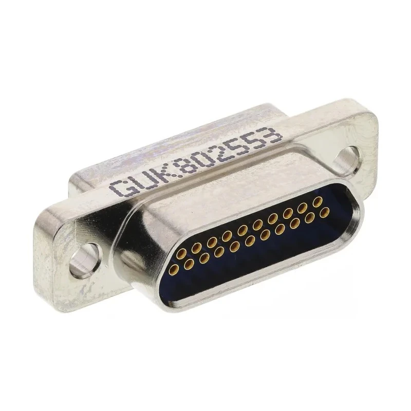 Glenair 21 Way Straight Panel Mount Micro-D D-Sub Connector Female MWDM2L-21SSB