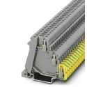 Phoenix Contact DIN Rail Terminal Block, Grey, Sensor/Actuator Sub Type, 3-Level, Screw Termination, 24A Current 2717016