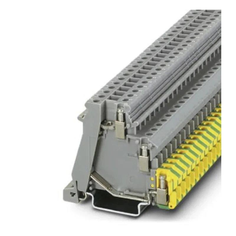 Phoenix Contact DIN Rail Terminal Block, Grey, Sensor/Actuator Sub Type, 3-Level, Screw Termination, 24A Current 2717016