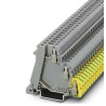 Phoenix Contact DIN Rail Terminal Block, Grey, Sensor/Actuator Sub Type, 3-Level, Screw Termination, 24A Current 2717016