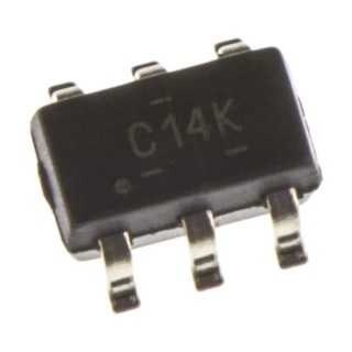 Texas Instruments Schmitt Trigger Input CMOS Inverter 2 Elements 6-Pin SOT-23 SN74LVC2G14DBVR