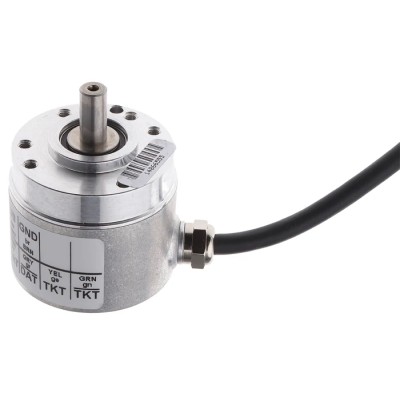 Hengstler 30V DC, 7V DC Absolute Optical Encoder with 10mm Solid Shaft, Flange Mount, Radial Cable Outlet AC36 0541211