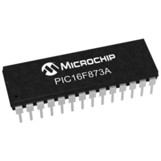 Microchip 8 bit PIC16F Microcontroller, 20 MHz Clock, 7.2 kB Flash Memory, 128 B RAM, 28-Pin SPDIP PIC16LF873A-I/SP