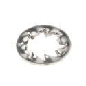 RS PRO Stainless Steel Plain Internal Tooth Shakeproof Washer M4, DIN 6798J 665-7309