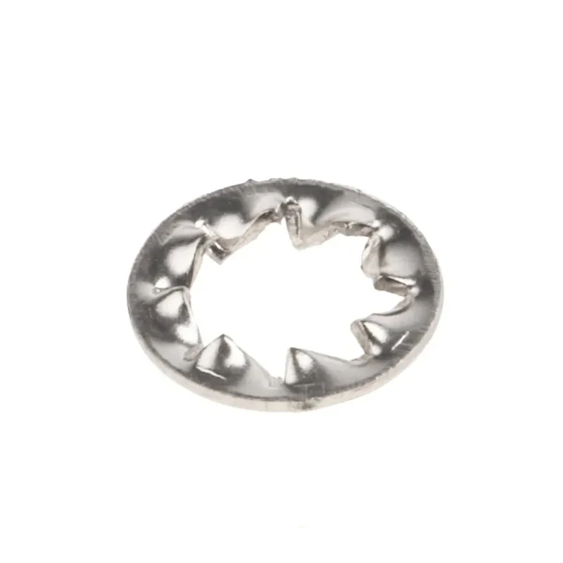 RS PRO Stainless Steel Plain Internal Tooth Shakeproof Washer M4, DIN 6798J 665-7309