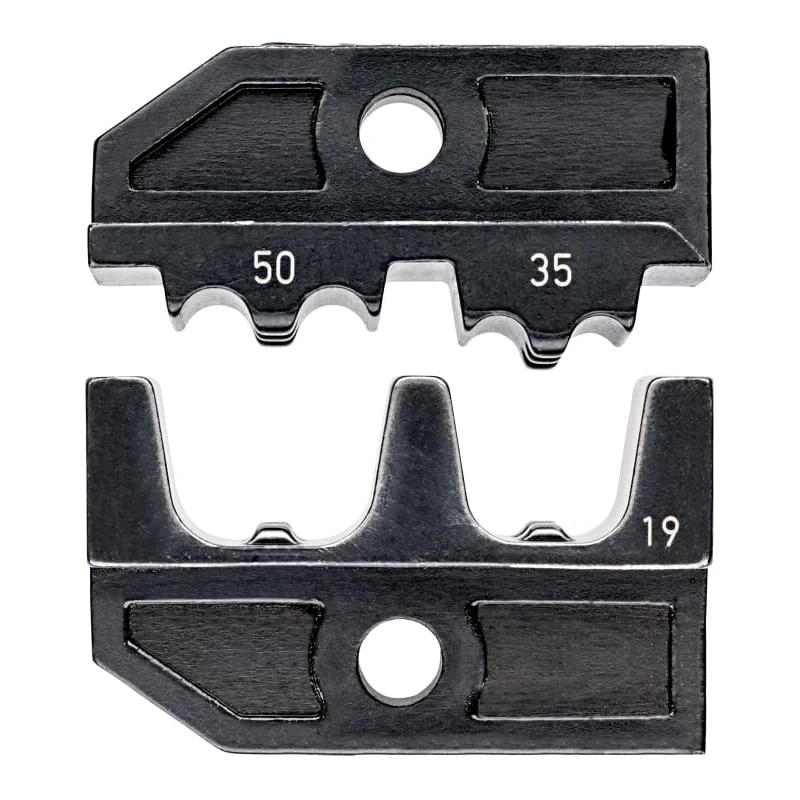 Knipex Coaxial Type Crimp Die Set for Ferrules Insulated 35-50 mm² 2 Ports Black 97 49 19 RS