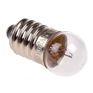 RS PRO Indicator Light Clear E10 Base 2.5V 300mA 11.5mm Diameter 25mm Length 30h Lifespan 655-9160