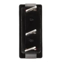 Arcolectric (Bulgin) Ltd Illuminated SPST On-Off Rocker Switch Panel Aluminium Housing Red Actuator 16A Contact C5503ALNAB