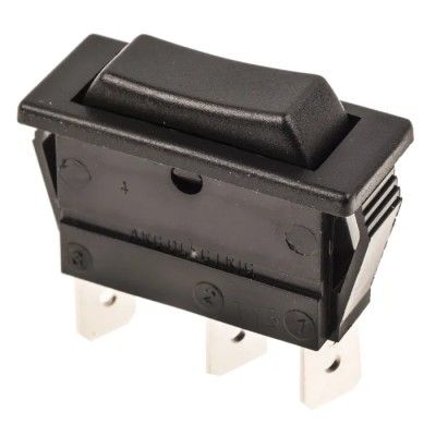Arcolectric (Bulgin) Ltd SPDT On-Off-On Rocker Switch Panel Aluminium Housing IP67 IP54 C1520ALAAE