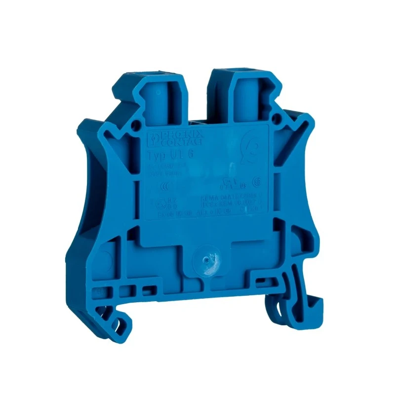 Phoenix Contact Feed Through Terminal Block Blue 0.2mm² to 10mm², 1-Level, Screw Termination, 41A, 1kV, ATEX 3044144