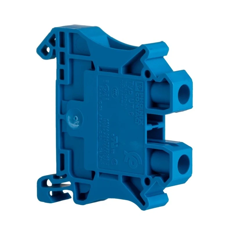 Phoenix Contact Feed Through Terminal Block Blue 0.2mm² to 10mm², 1-Level, Screw Termination, 41A, 1kV, ATEX 3044144