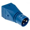 Legrand Industrial Power Connector Adapter 2P+PE 16A 230V Purple IP40 Straight IP40