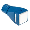 Legrand Industrial Power Connector Adapter 2P+PE 16A 230V Purple IP40 Straight IP40