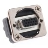 Switchcraft 15-Way D-Sub Adapter Panel Mount Straight Gold over Nickel Contacts EHHD15MF