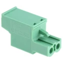 Phoenix Contact Pluggable Terminal Block 2-Contact 5.08 mm Pitch, 1 Row, 320 V, 12 A, Polyamide Housing 1777280