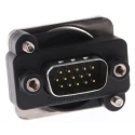 Switchcraft 15-Way D-Sub Adapter Panel Mount Straight Gold over Nickel Contacts EHHD15MF