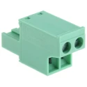 Phoenix Contact Pluggable Terminal Block 2-Contact 5.08 mm Pitch, 1 Row, 320 V, 12 A, Polyamide Housing 1777280