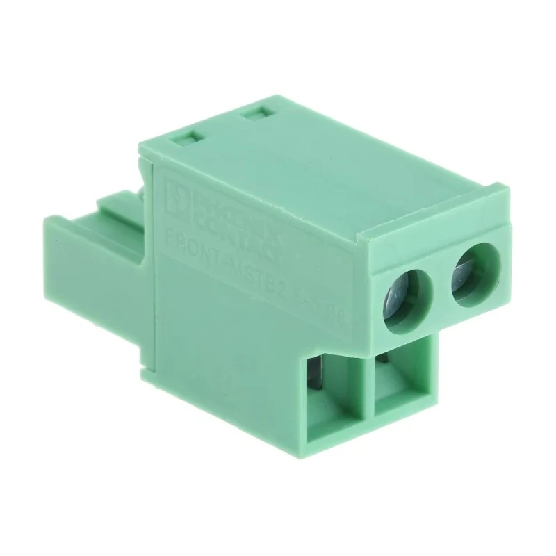 Phoenix Contact Pluggable Terminal Block 2-Contact 5.08 mm Pitch, 1 Row, 320 V, 12 A, Polyamide Housing 1777280