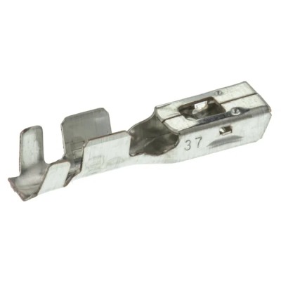 Delphi Apex Series Female Crimp Terminal 16 AWG Min Crimp, 14 AWG Max, 40A Current, Tin Plated Beryllium Copper 54001400