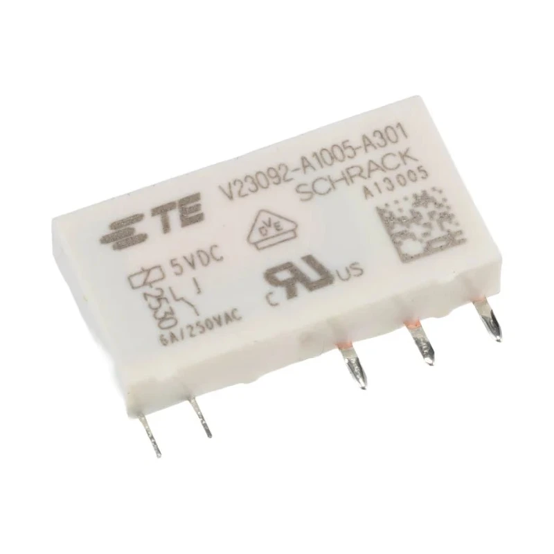 TE Connectivity PCB Power Relay 5V dc Coil 6A Switching Current SPDT V23092-A1005-A301