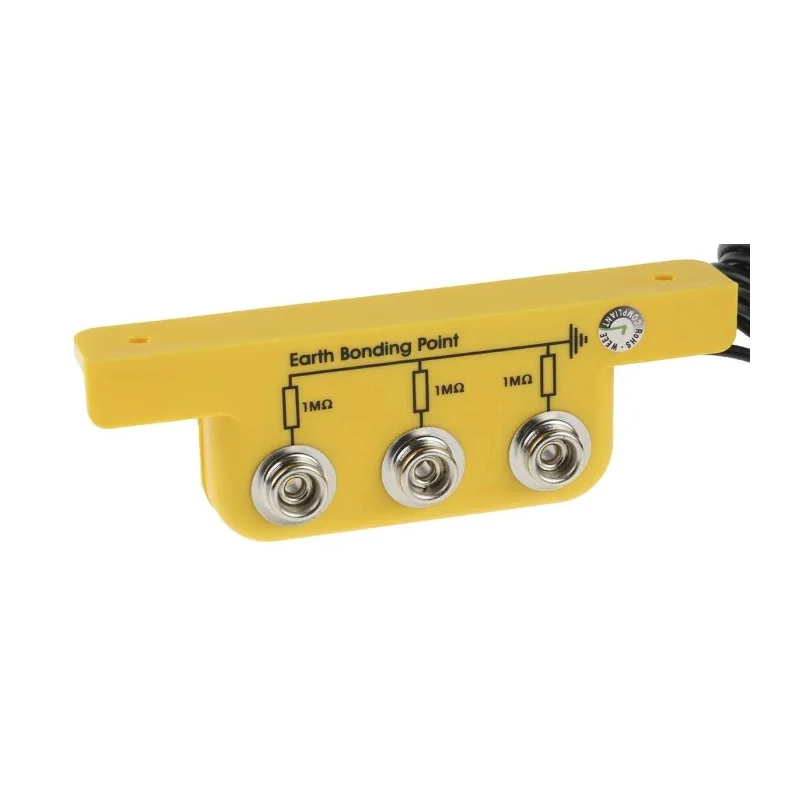 RS PRO ESD Earth Bonding Bracket with 10 mm Stud, Ring Terminal, EN 61340-5-1 Compliant 287-7492