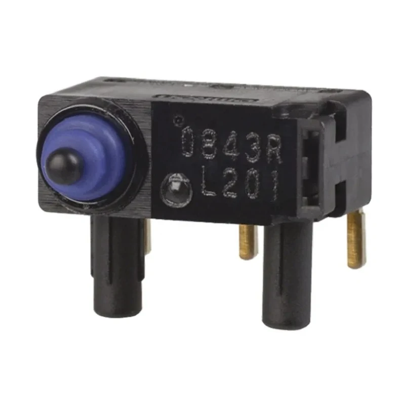 Omron Ultra Subminiature Sealed Pin Plunger Micro Switch, Left Angle PCB Terminal, 2A, SPDT, IP67 D2HW-BL201DL