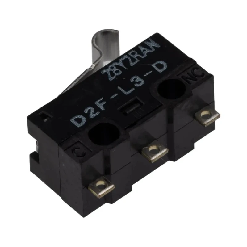 Omron Ultra Subminiature Simulated Roller Lever Micro Switch, Solder Terminal, 3A, 125V AC, 30V DC, SPDT, IP40 D2F-L3-D