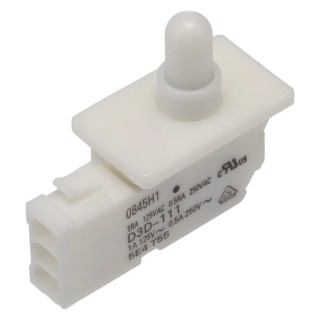 Omron Door Micro Switch Plunger SPDT 500 mA IP40, -30°C to 60°C 