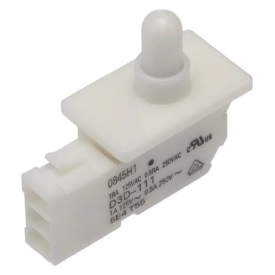 Omron Door Micro Switch Plunger SPDT 500 mA IP40, -30°C to 60°C 