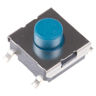 Omron Tactile Switch 1.7 mm Actuator Length SPST 50mA 24V dc Through Hole B3FS-1015