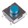Omron Tactile Switch 1.7 mm Actuator Length SPST 50mA 24V dc Through Hole B3FS-1015