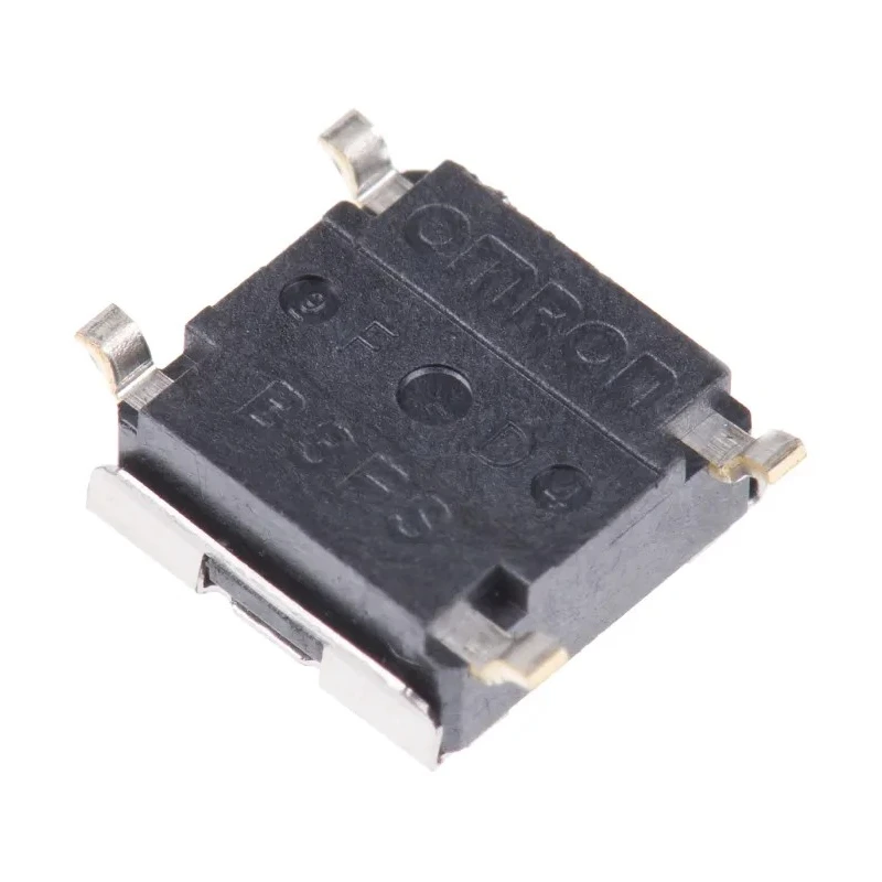 Omron Tactile Switch 1.7 mm Actuator Length SPST 50mA 24V dc Through Hole B3FS-1015
