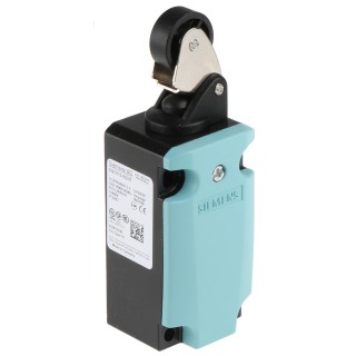 Siemens 3SE5 Series Roller Lever Limit Switch, 1 NO/1 NC, IP66 IP67, Metal Housing, 400V AC, 10A 3SE5112-0CE01