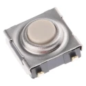 Omron Tactile Switch Plunger 0.5 mm SPST 50mA 250V AC 24V DC Through Hole B3FS-1002