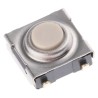 Omron Tactile Switch Plunger 0.5 mm SPST 50mA 250V AC 24V DC Through Hole B3FS-1002