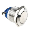 EOZ Push Button Switch Momentary Panel Mount 19.2 mm Cutout SPST IP65 36V dc 250V ac R19FFSSTAG
