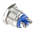 EOZ Push Button Switch Momentary Panel Mount 19.2 mm Cutout SPST IP65 36V dc 250V ac R19FFSSTAG
