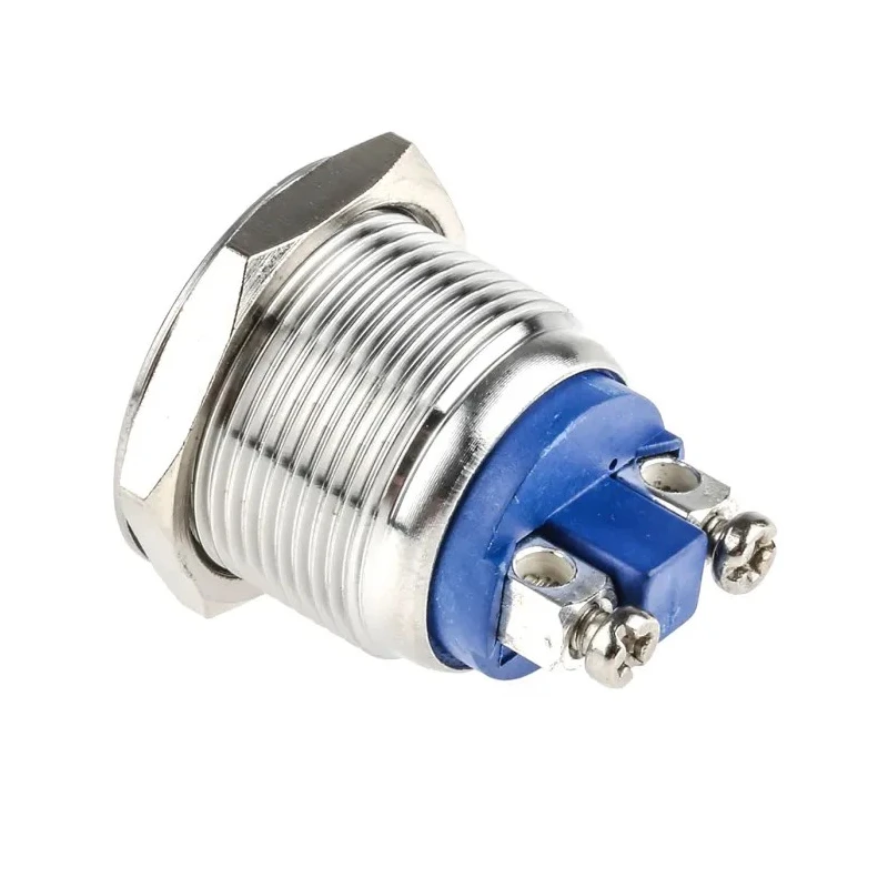 EOZ Push Button Switch Momentary Panel Mount 19.2 mm Cutout SPST IP65 36V dc 250V ac R19FFSSTAG