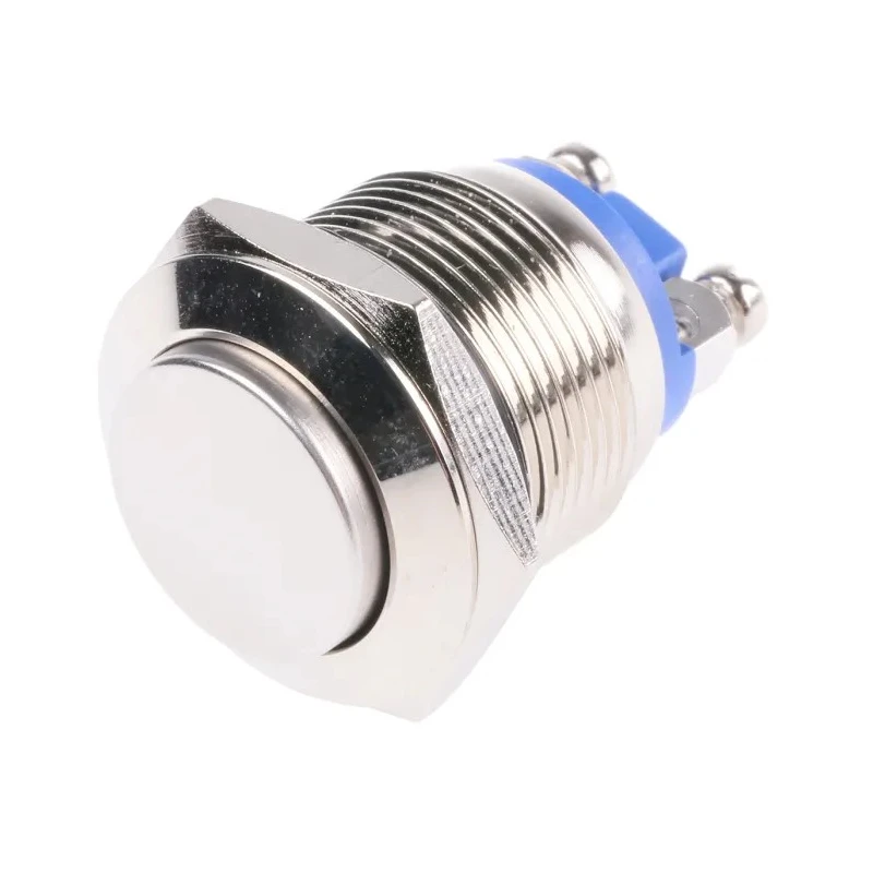 EOZ R Series Push Button Switch Momentary Panel Mount 19.2 mm Cutout SPST IP65 36 V dc R19FRNSTAG