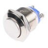 EOZ R Series Push Button Switch Momentary Panel Mount 19.2 mm Cutout SPST IP65 36 V dc R19FRNSTAG