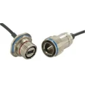 Amphenol Socapex USB 2.0 Female USB Type A to Female USB Type A USB Cable Black 300mm USBFTVX2SA2N03A