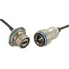 Amphenol Socapex USB 2.0 Female USB Type A to Female USB Type A USB Cable Black 300mm USBFTVX2SA2N03A