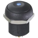 APEM IR Series Illuminated Momentary Push Button Switch Panel Mount 14.8 mm Cutout SPST Blue LED IP67 IRR3S422LOB