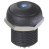 APEM IR Series Illuminated Momentary Push Button Switch Panel Mount 14.8 mm Cutout SPST Blue LED IP67 IRR3S422LOB