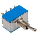 APEM Panel Mount Toggle Switch, On-On, 4PDT, Solder Lug Terminal, 24 V dc, 250 V ac 5666CDB