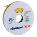 HellermannTyton Polyolefin Yellow Print Cable Labels, 65 mm Width, 190 Labels Per Pack 556-20064 TIPTAG11X65YE-PO-YE