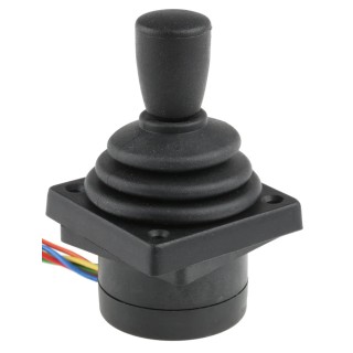 APEM 3000 2-Axis Contactless Joystick Conical Hall Effect IP65 5 V dc 40mA 3140SE6240