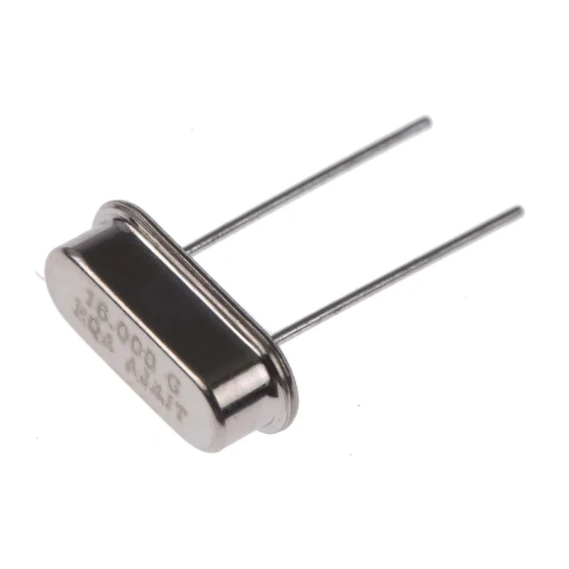 MERCURY 16 MHz Crystal ±30 ppm HC-49 2-Pin Through Hole Tape & Reel Package Model 16.000MHz /4H/30/50/-40+85/18pF/ATF HC49